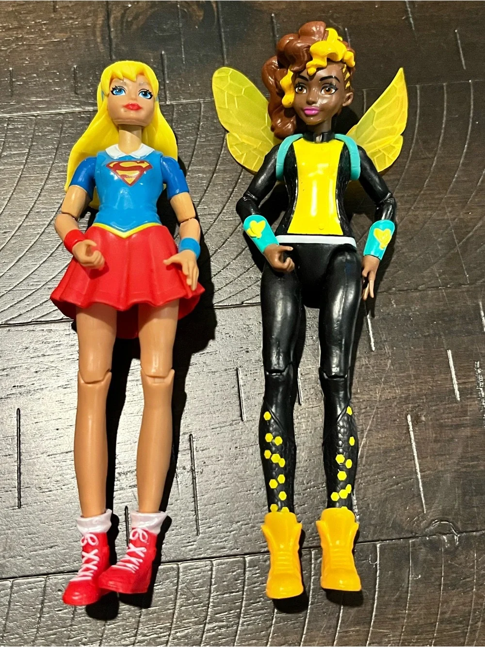 2015 DC Super Hero Girls set Bumblebee Supergirl Harley Quinn Batgirl 6”